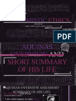 Thomistic Ethics (NATURAL LAW)