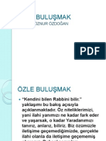 Özle Buluşmak