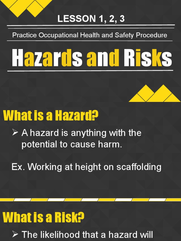 Hazard and Risk | PDF