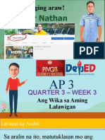 Ap - Quarter 3 - Week 3