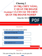 Nhà Quản Trị, Chức Năng, Lĩnh Vực Quản Trị Doanh Nghiệp Và Cơ Cấu Tổ Chức Quản Trị Doanh Nghiệp