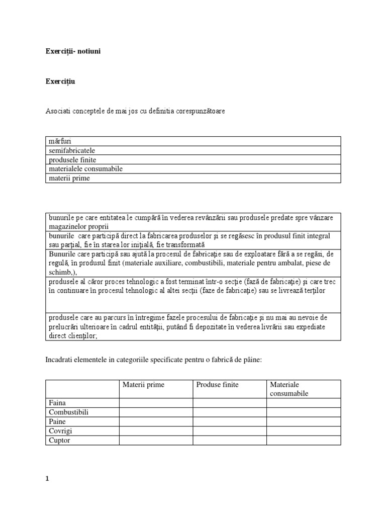 Exercitii | PDF