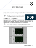 Analyzing and Saving A Signal: Building An Analysis VI