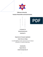 Tribhuvan University Vehicle Rental Proposal