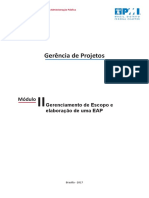 Gerência de Projetos: Módulo