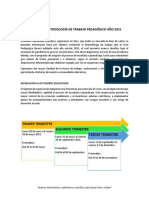 Metodología de Trabajo Pedagógico Año 2021