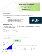 Aula III - Estudo Da Reta Parte I