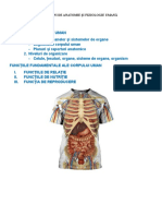 Modulul Iii: Noțiuni de Anatomie Și Fiziologie Umană: Cuprins Modul