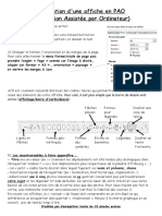 consignes affiches