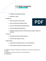 Plan de Trabajo Integrado.: Sugerencia: Unidos Por Una Misión