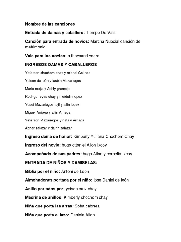 Matrimonio 2024 PDF