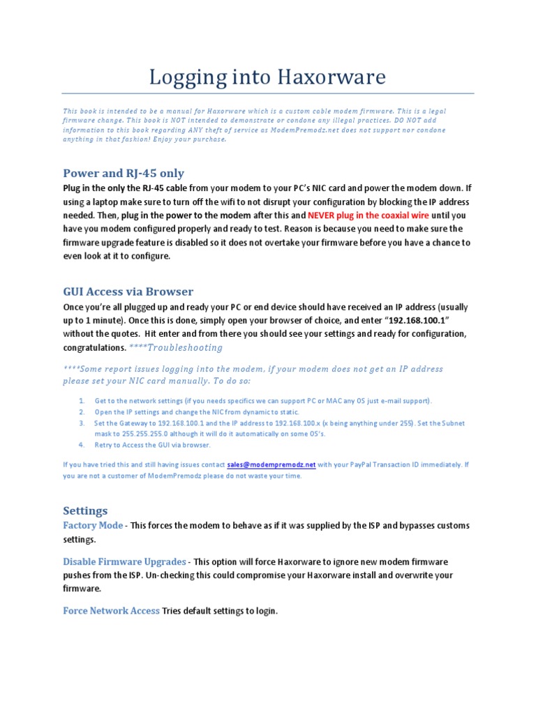 Sb5101 haxorware config file