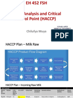 13.2 HACCP Plans Examples