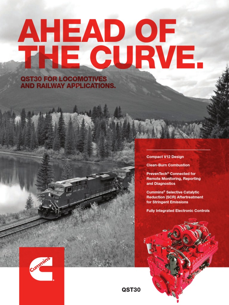 Cummins QST30 For And Railway Applications Brochure PDF