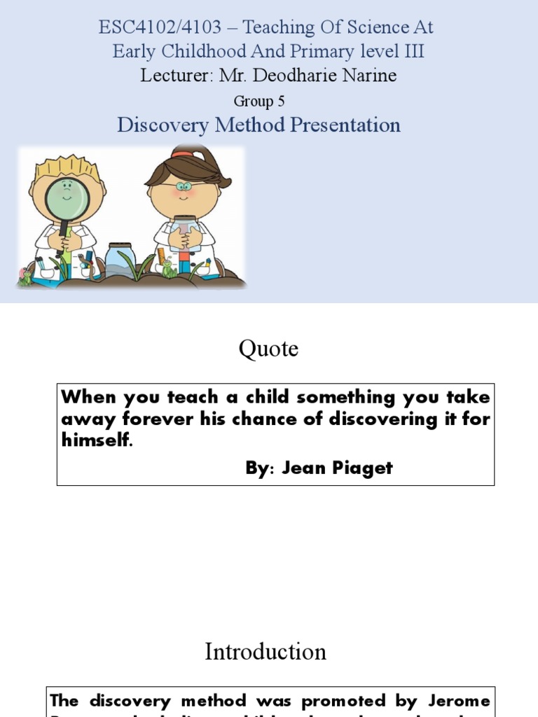 Discovery Method Powerpoint Presentation | PDF