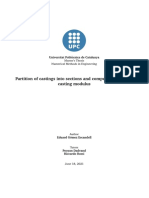 Partition of Castings Into Sections and Computation of Their Casting Modulus