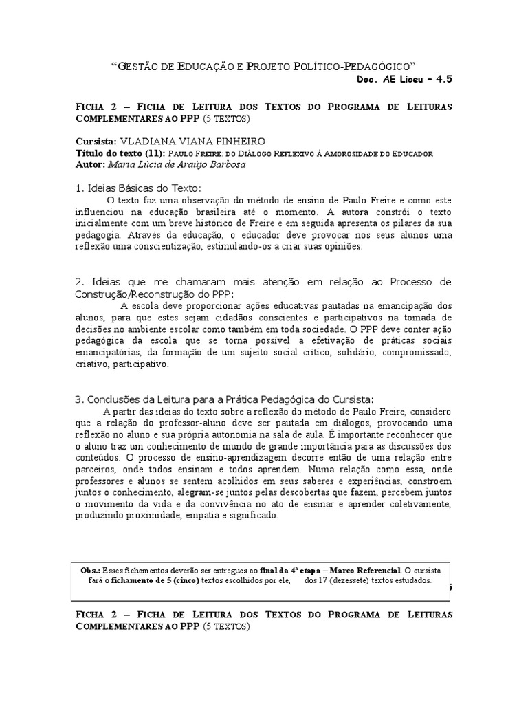 Escola que transforma pdf pedagogia aprendizado