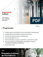 Administração de Planos Previdenciários