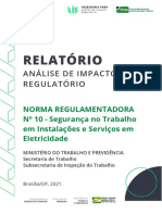 Relatório: Análise de Impacto Regulatório