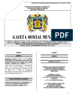 Gaceta Oficial Municipal