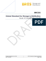 BRCGS Standard for Storage and Distribution Issue 4 Consultation Draft Summary