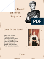 Maria Eva Duarte de Peron Biografia
