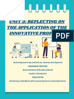 Unit 3: Reflecting On The Application of The Innovative Proposal