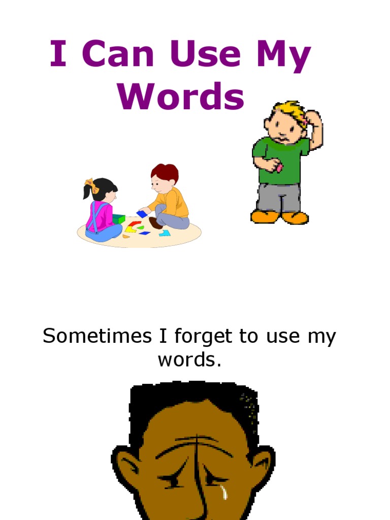Ican use my words pdf