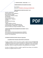 Procedimentos para credenciamento e operação de Ponto de Apoio da Nova Ame