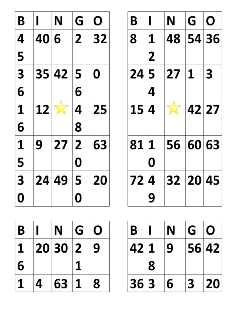 BINGO PDF