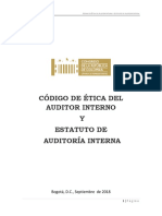 Código de Ética y Estatuto de Auditoría Interna - Oci Camara