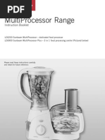 Download Sunbeam Multiprocessor Manual by cheetahshark SN64024345 doc pdf