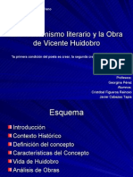 El Creacionismo Literario y La Obra de Vicente