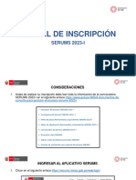 Manual de Inscripción Serums 2023-I