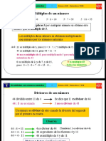 Divisibilidad Con Números Naturales