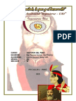 Curso Historia Del Perú Docente Alumno (A) Grado: 4to Seccion: "B"