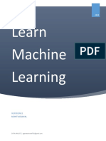 Learn Machine Learning in 40 Steps