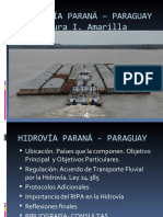Hidrovía Paraná - Paraguay Dra. Laura I. Amarilla García