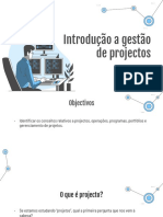 Aula 01 - Introdução A Gestão de Projectos