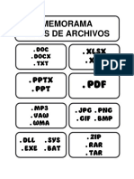 Tipos de archivos más comunes