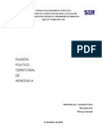 Division Politico Territorial de Venezuela