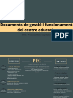 Documents de Gestió I Funcionament Del Centre Educatiu: E.P.I.C. - Processos Didàctics I Organitzatius