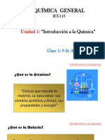 Química General: Unidad 1