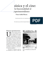 La Música y El Cine:: de La Funcionalidad Al Experimentalismo