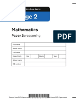 KS2 Mathematics 2022 Paper 3