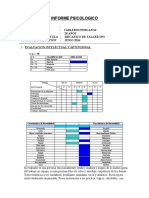 INFORME PSICOLOGICO Modelo Susy