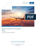 Study On The Taxation of The Air Transport Sector: Final Report