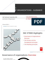 ISO 37000:2021 Governance of Organizations - Guidance