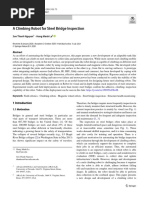 A Climbing Robot For Steel Bridge Inspection: Son Thanh Nguyen Hung Manh La