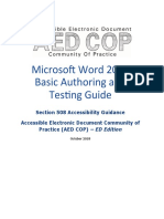 Ms Word 2016 Printable Accessiblility Guide Ed Edition 2019